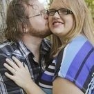 Rexford kissing Jaclyn on the cheek