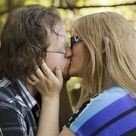 Kissing close angle photo