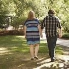 Walking and holding hands